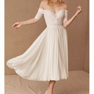 Never worn By watters mattea dress. Dress is ivory not white.